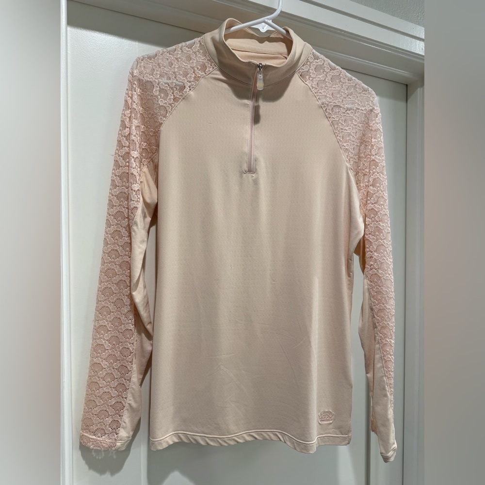 Kastel Denmark Lace Long Sleeve Top size L